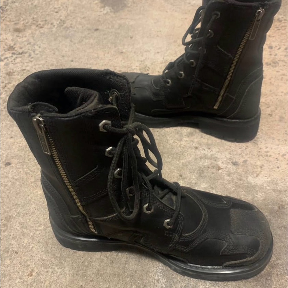 Harley-Davidson Black Leather Boots